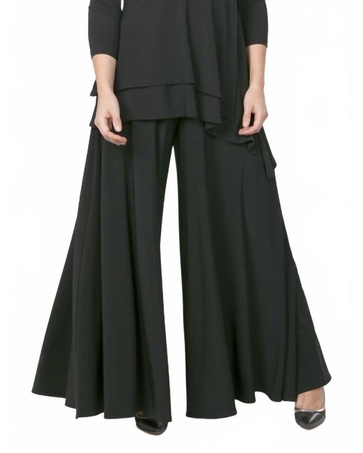 Sympli Black Palazzo Pant