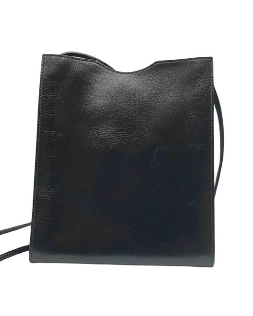 Hermès Blue Onimetou Leather Shoulder Bag (pre-owned)