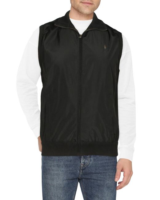 Polo Ralph Lauren Black Logo Sleeveless Vest for men