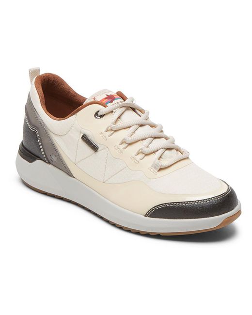 Cobb Hill White Skylar Lace-up Waterproof Casual And Fashion Sneakers