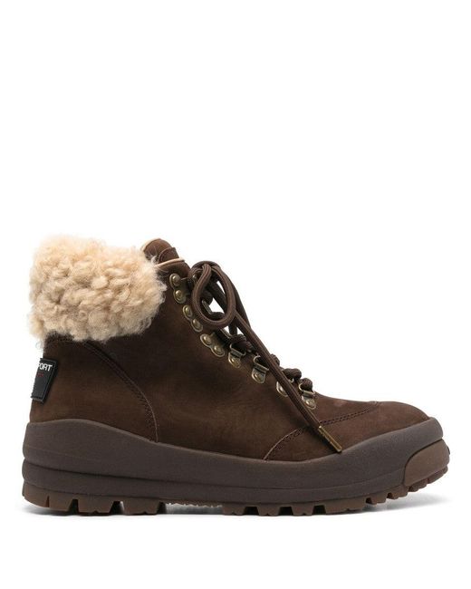 Polo Ralph Lauren Brown High Top Lace Sneakers