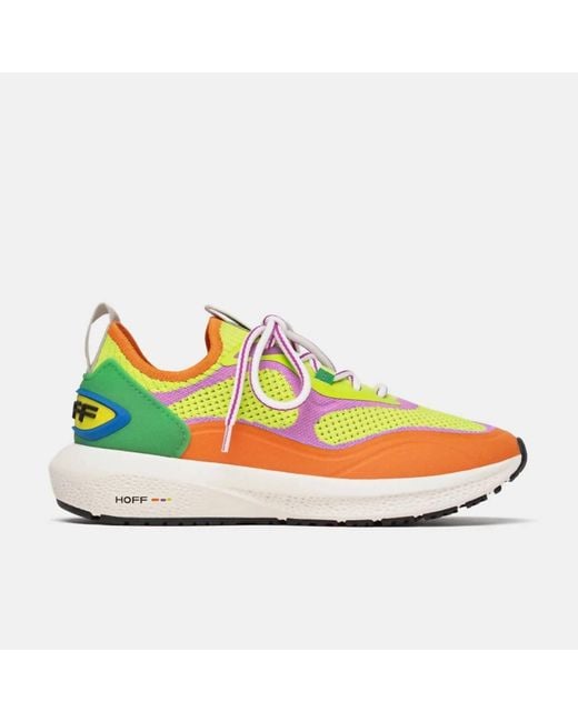 HOFF Yellow Swift Leather Trainer Shoes