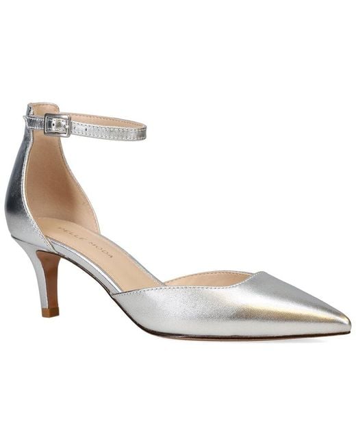 Pelle Moda White Kendal Leather Pump