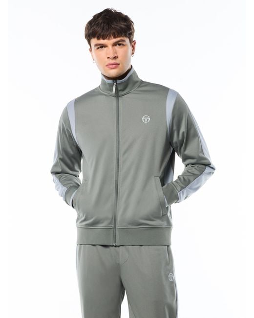 Sergio Tacchini Gray Massimo Track Jacket for men