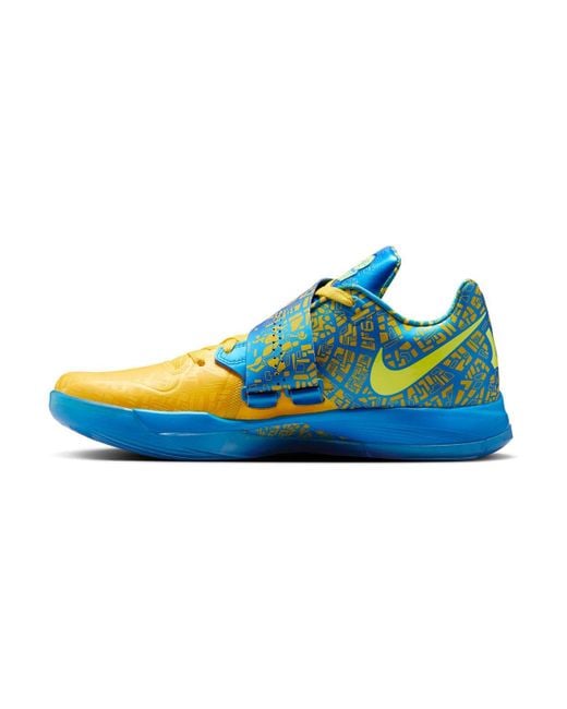 Nike Blue Zoom Kd Iv 'Scoring Title' Shoes for men