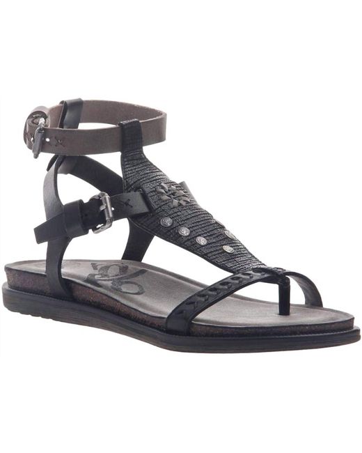 Otbt Black Stargaze Flat Sandal
