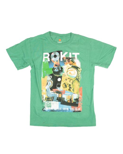 ROKIT Green The Rush T-shirt for men