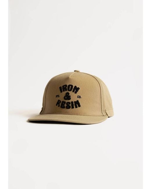 Iron & Resin Natural Carpenter Hat for men