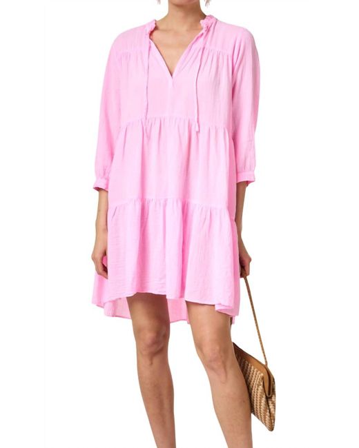 Honorine Pink Giselle Dress In Candy