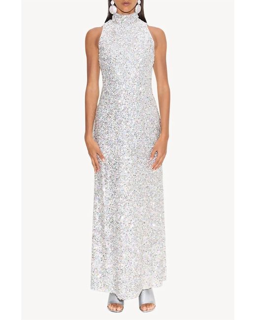 Simon Miller Green Sculpty Sleeveless Sequin Dress