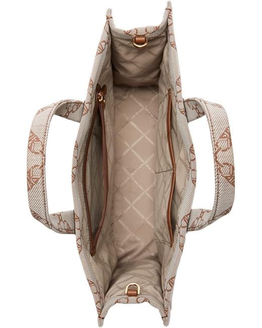 MICHAEL Michael Kors Brown Michael Kors Gigi Large Grab Tote natural/luggage One Size