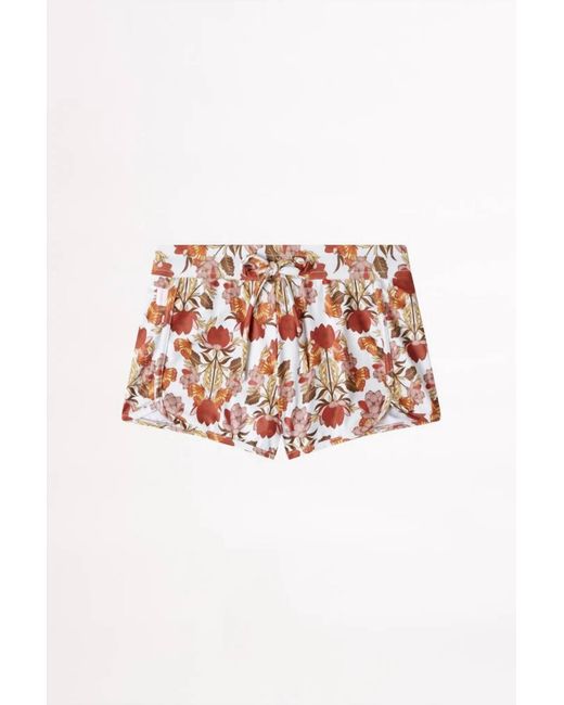 Seafolly White Girls Papillon Swim Shorts