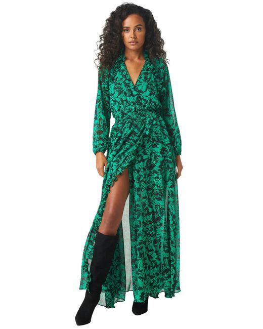 MISA Los Angles Green Jocasta Dress