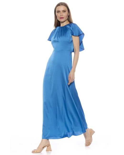 Alexia Admor Blue Danica Dress