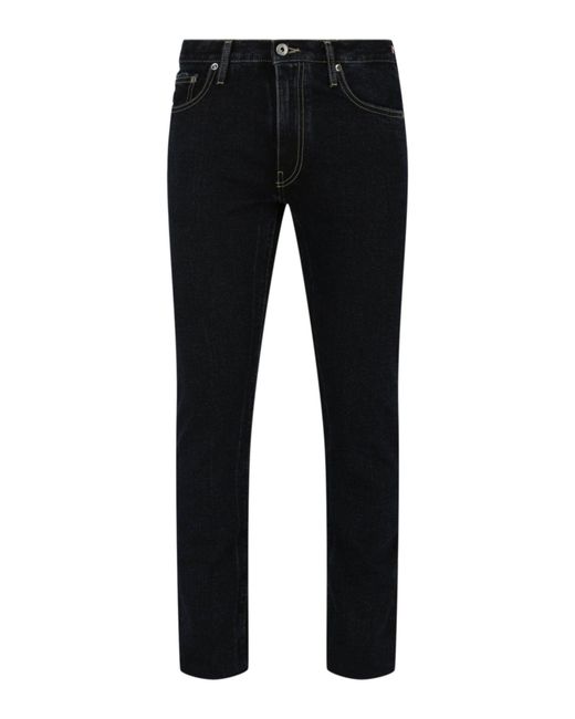 Off-White c/o Virgil Abloh Diag Slim Fit Jeans in Black for Men