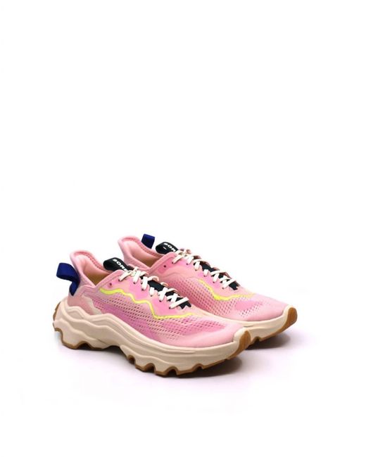 Sorel Pink Kinetic Breakthru Day Lace Up Sneaker Shoe