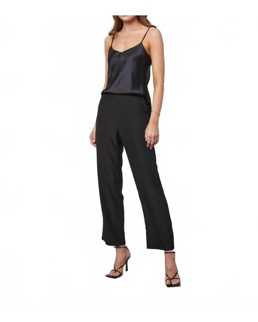 d'Offay Black Joyce Silk Pant