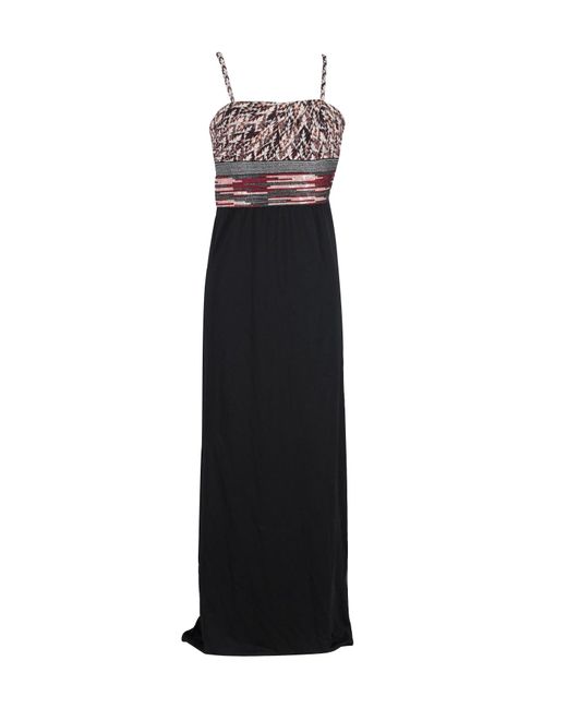 Missoni Black Embellished Top Maxi Dress