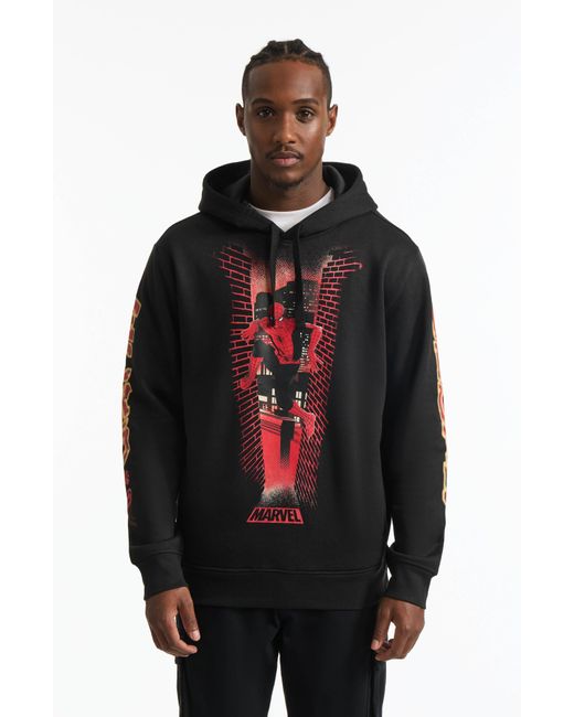 Ecko' Unltd Black Spidey Beware Super Hoodie for men