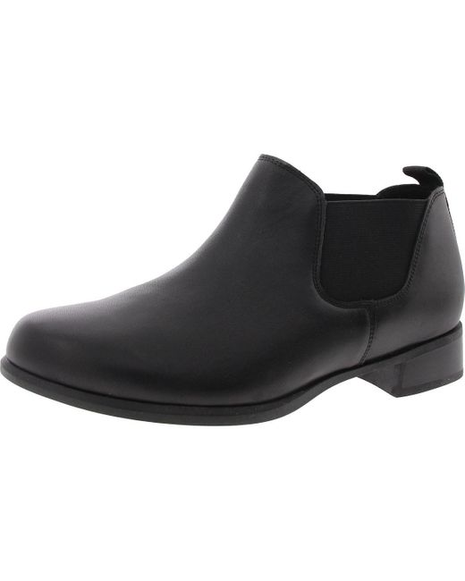 Munro Black H0522Ww Arch Support Manmade Ankle Boots