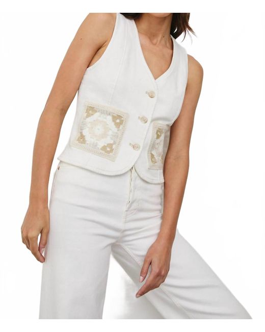 Rails White La Jolla Vest