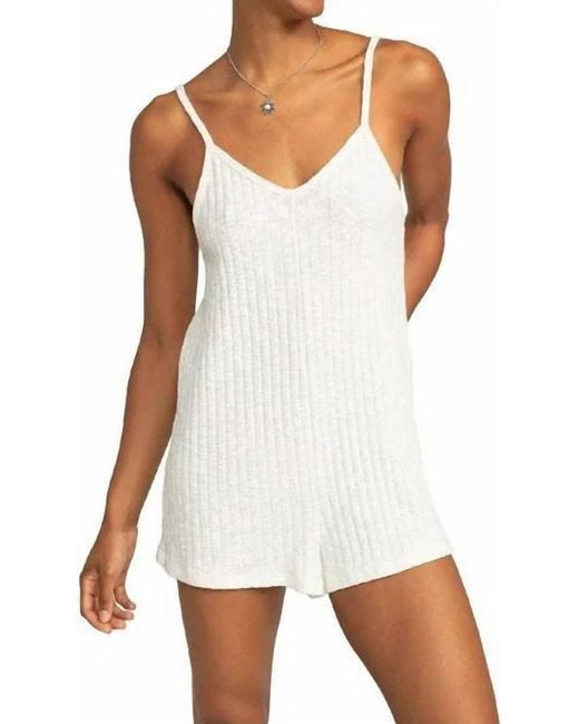 Roxy White On Our Way Romper