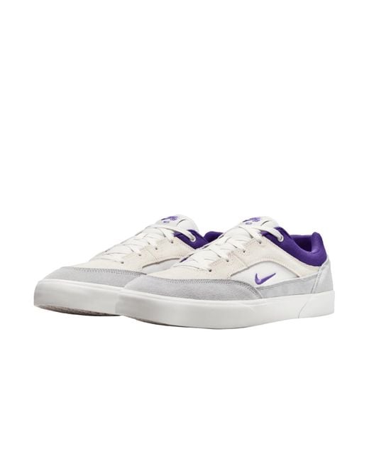 Nike Purple Sb Malor Platinum Court Sneaker for men