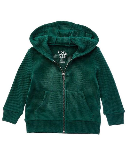 Chaser Brand Zip-Up Hoodie in Green for Men | Lyst