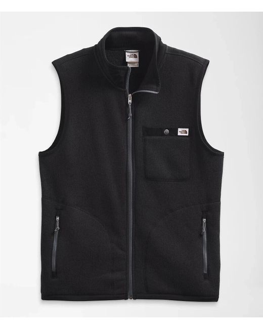 The North Face Black Gordon Lyons Nf0a5gl3ks Full-zip Vest Size Xl Ncl736 for men
