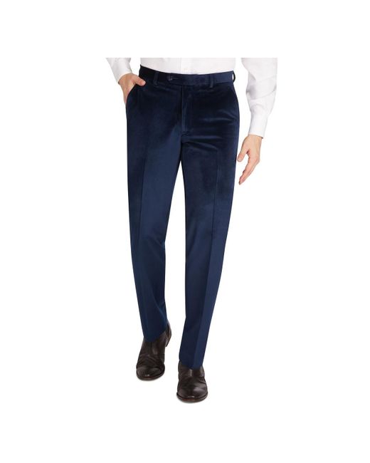 Tommy Hilfiger Velvet Suit Separate Dress Pants in Blue Lyst