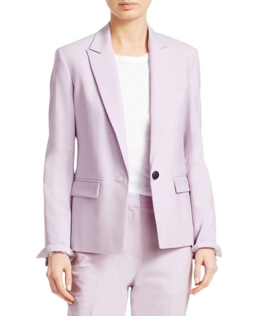 Rag & Bone Purple Cairo Single-Breasted Blazer