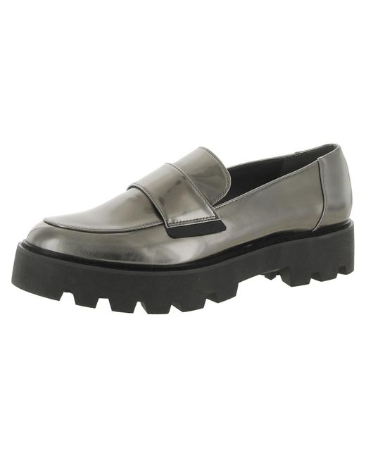 Franco Sarto Gray Brindy Faux Leather Dressy Loafers