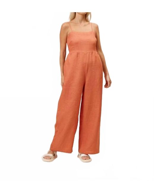 Lucy Paris Orange Mccarthy Jumpsuit