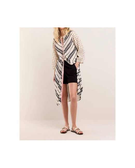 Summum Black Geo Jacquard Dress