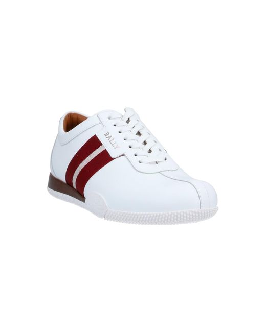 Bally White Frenz 6230488 Leather Sneakers for men
