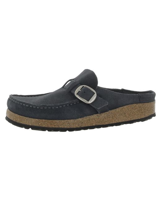 Birkenstock Black Slip-on Suede Loafer Slippers