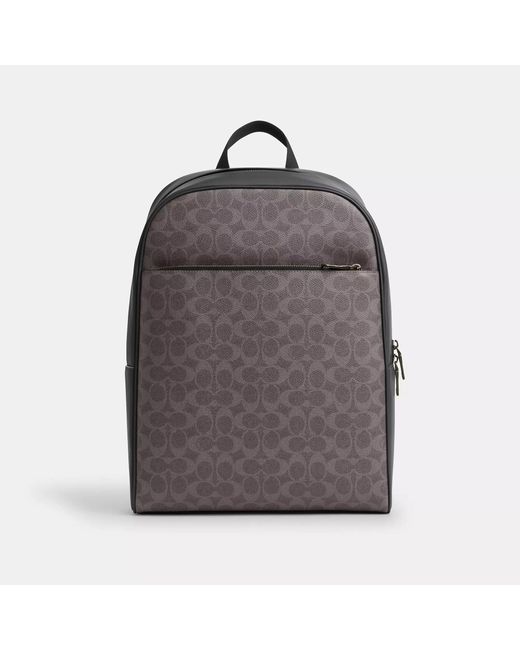 COACH Gray Owen Backpack