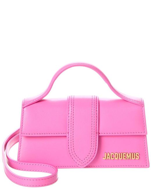 Jacquemus Pink Le Bambino Leather Shoulder Bag