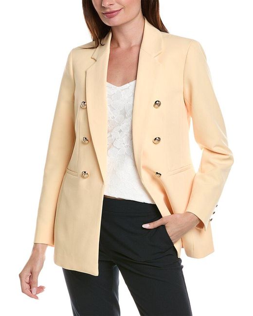 Anne Klein Natural Double Breasted Jacket