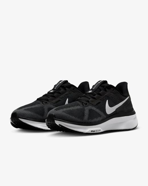 Nike Black Structure 25 Road Running Shoe
