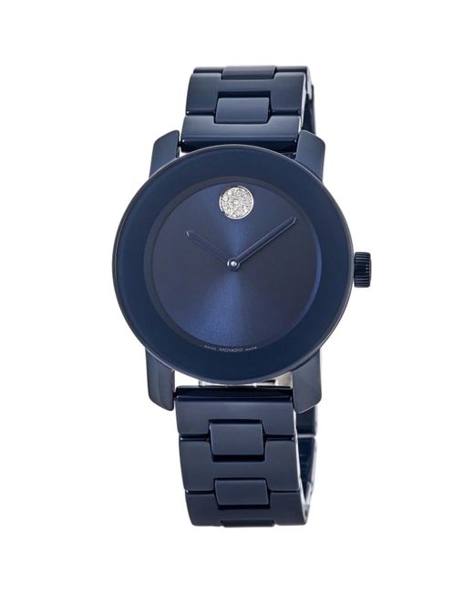Movado Blue Bold Dial Watch