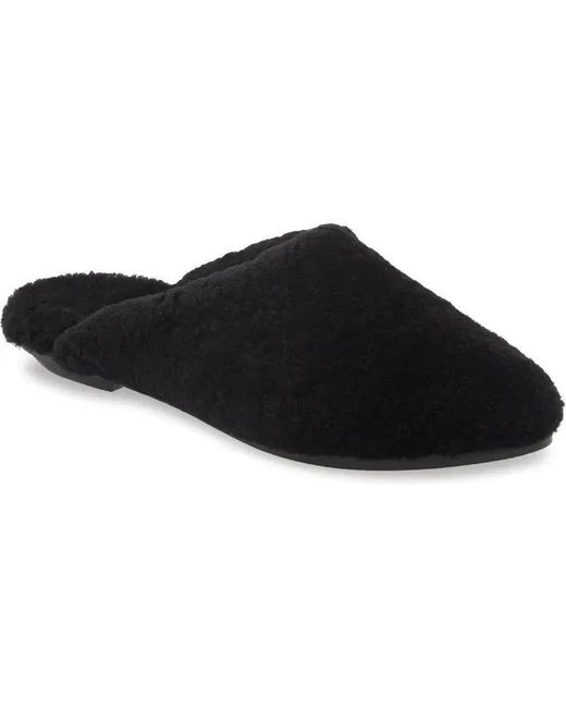 Eileen Fisher Women's Black Blog3 Slipper Almond Toe Slip-On Mule Jobb585