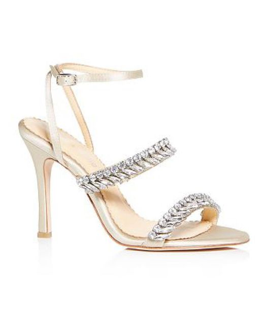 BELLA BELLE Belinda Rhinestone Adjustable Pumps | Lyst