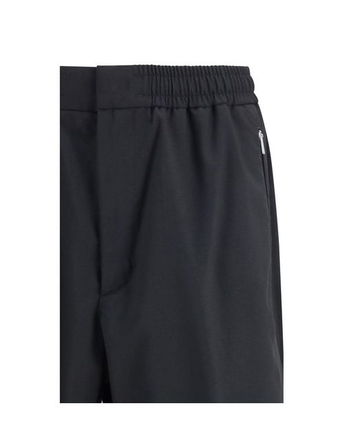 Laminar Black Polyester Casual Pants for men
