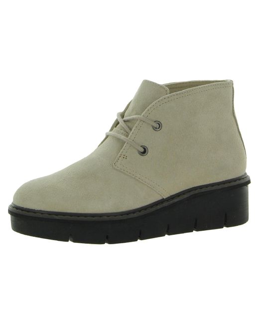 Clarks Green Dressy Leather Ankle Boots