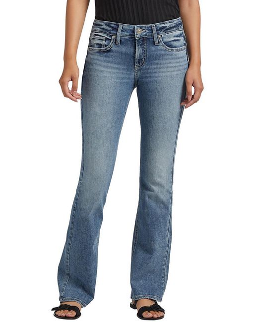 Silver Jeans Co. Blue Suki Mid-rise Curvy Fit Bootcut Jeans