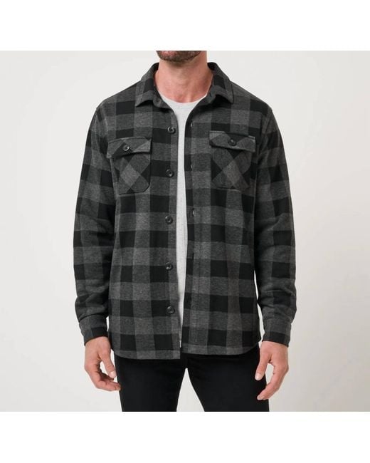 Travis Mathew Black Return Flight Jacket for men