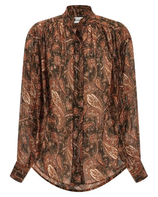 ANDAMANE Brown Viscose Blouse