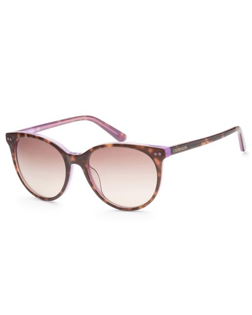 Calvin Klein Pink 55mm Brown Sunglasses Ck18509s-238