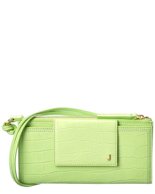 Jacquemus Le Pichoto Leather Continental Wallet in Gray Lyst